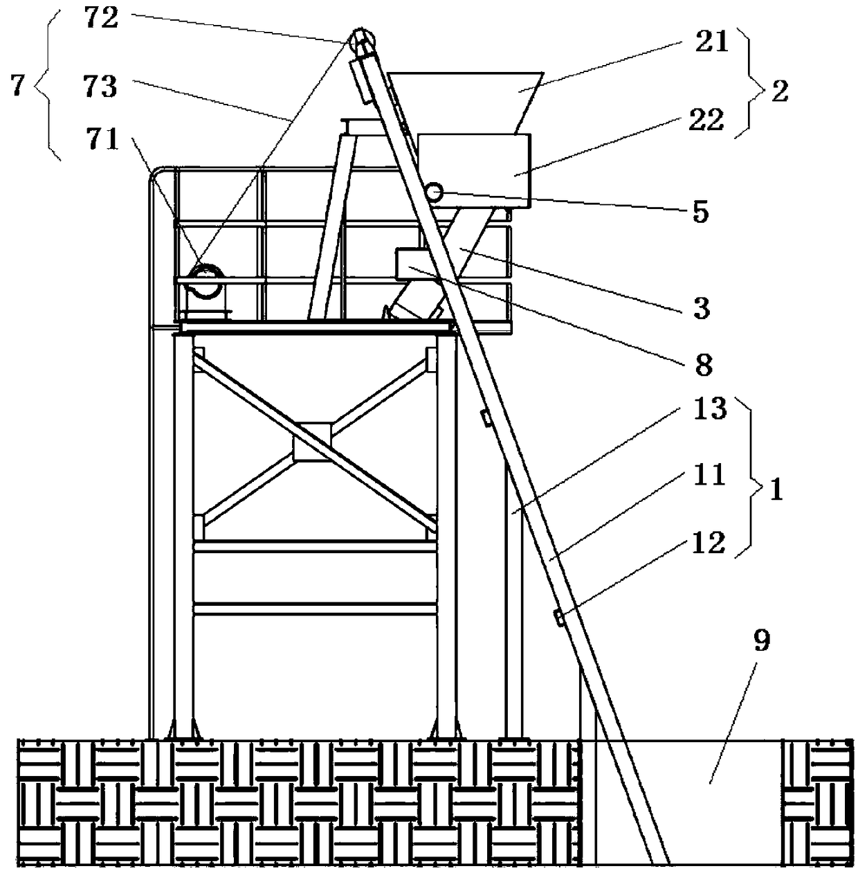 Feeding device and control method thereof