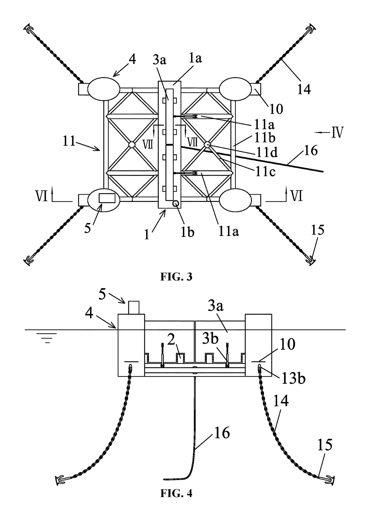 Wave power generation device and method for operating and maintaining the same