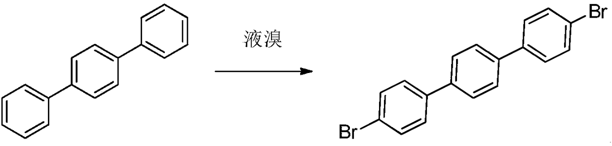 Method for synthesizing 4,4'-dibromo p-terphenyl