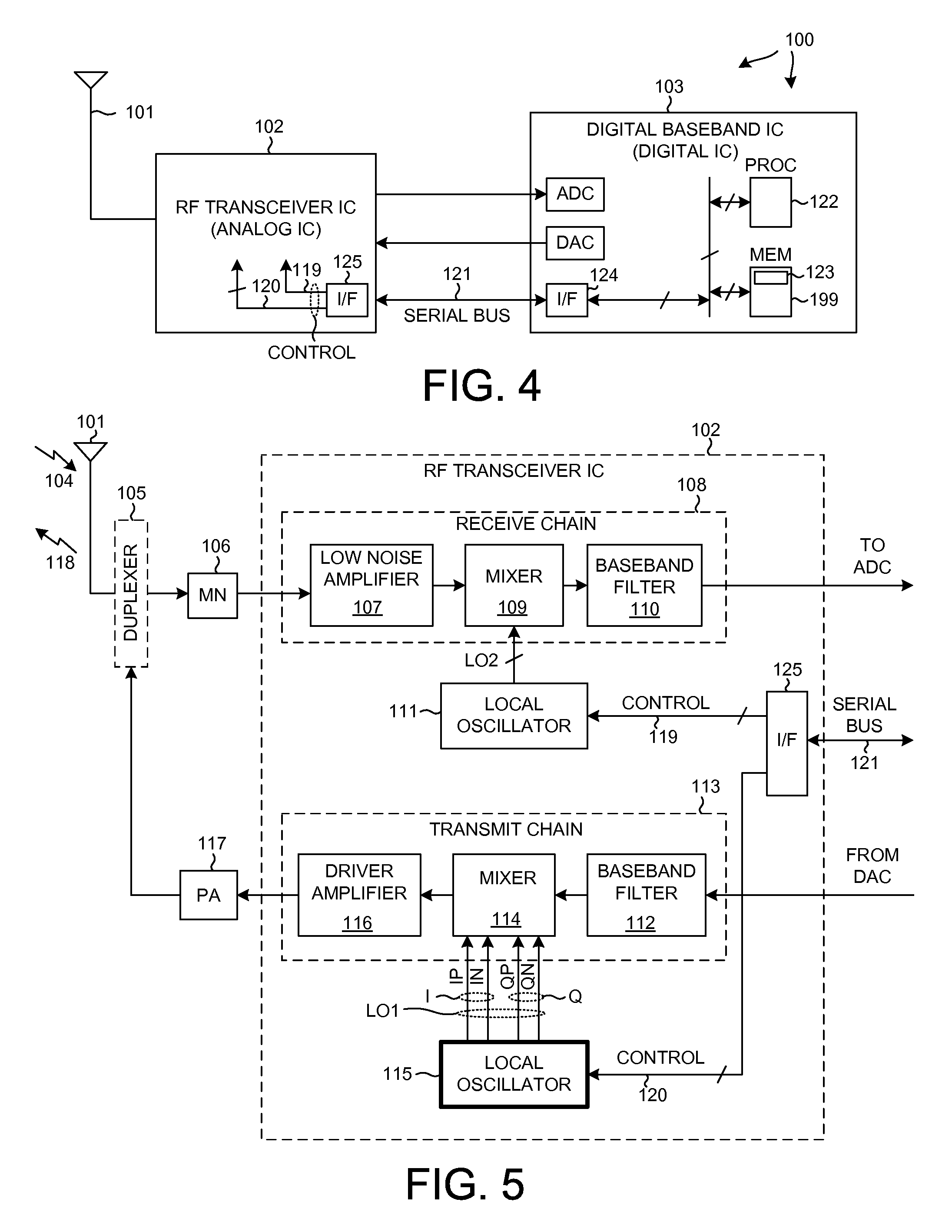 Driving a mixer with a differential lo signal having at least three signal levels