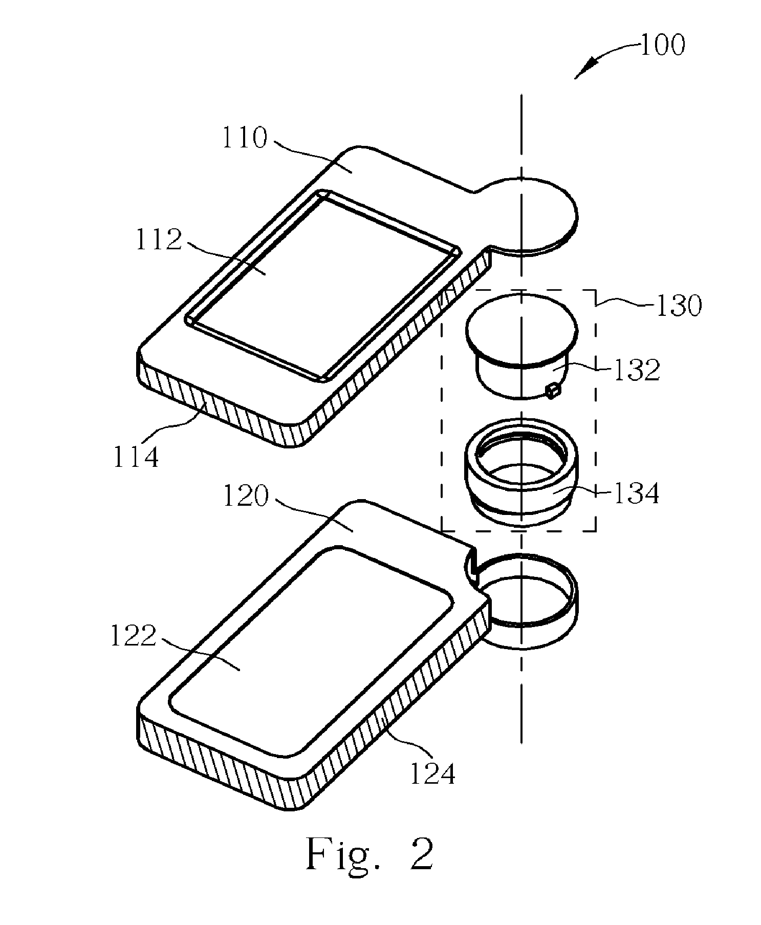Electronic device having a rotating housing