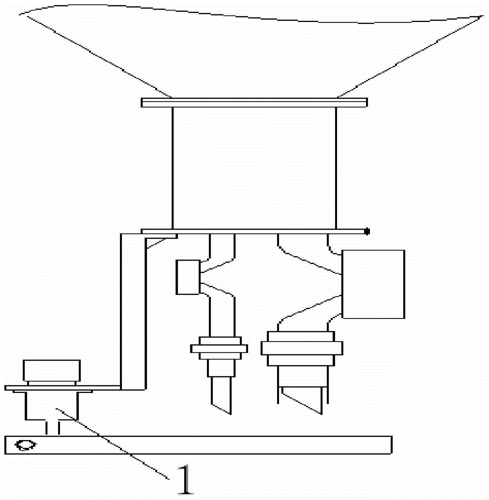 A charging device for high-viscosity liquid charge