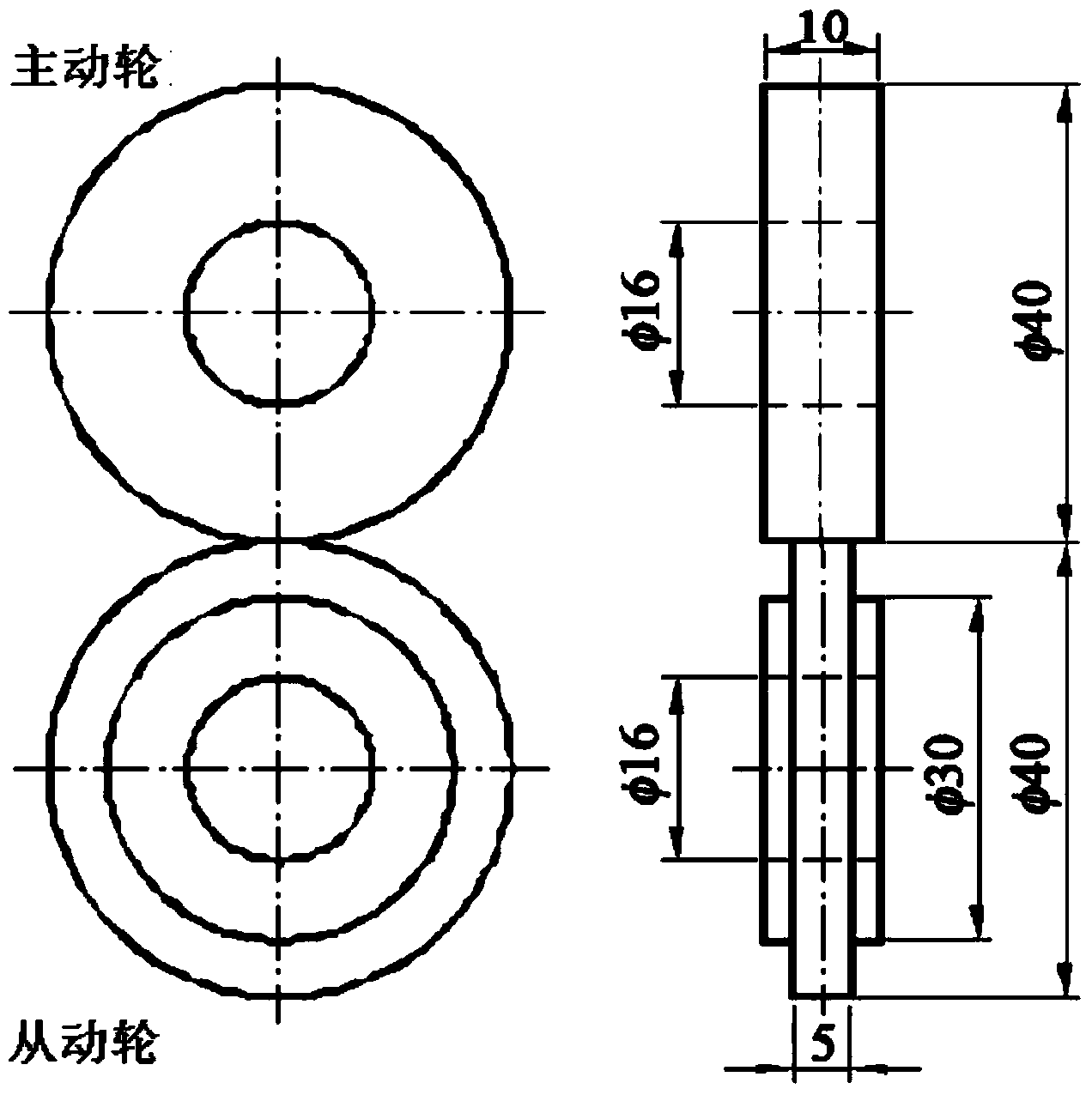 Isothermal quenching nodular cast iron roller for push-pull vehicle on heat treatment production line and production method thereof