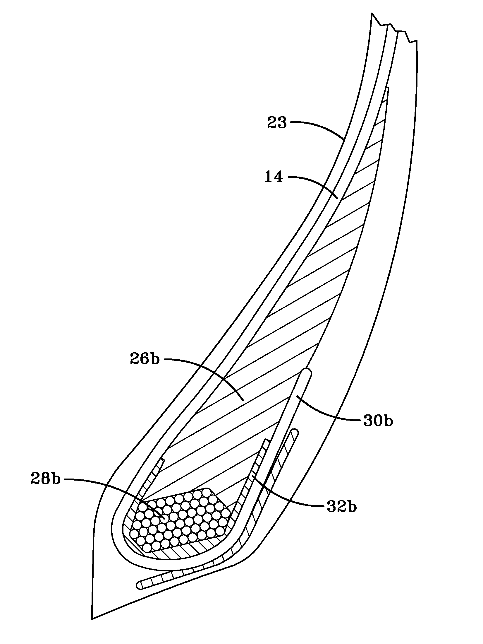 Pneumatic tire with a reinforced flipper or chipper