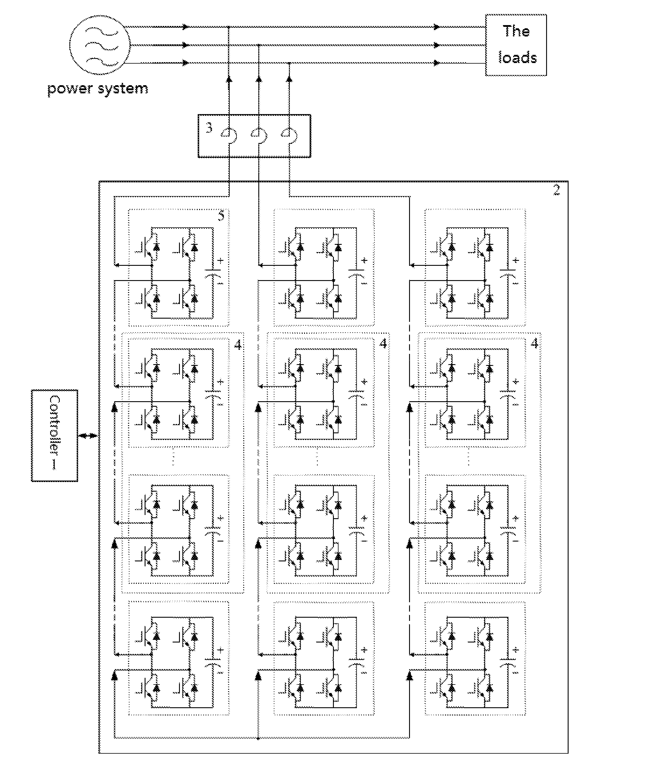 Differentiated control method of the cascaded active power filter