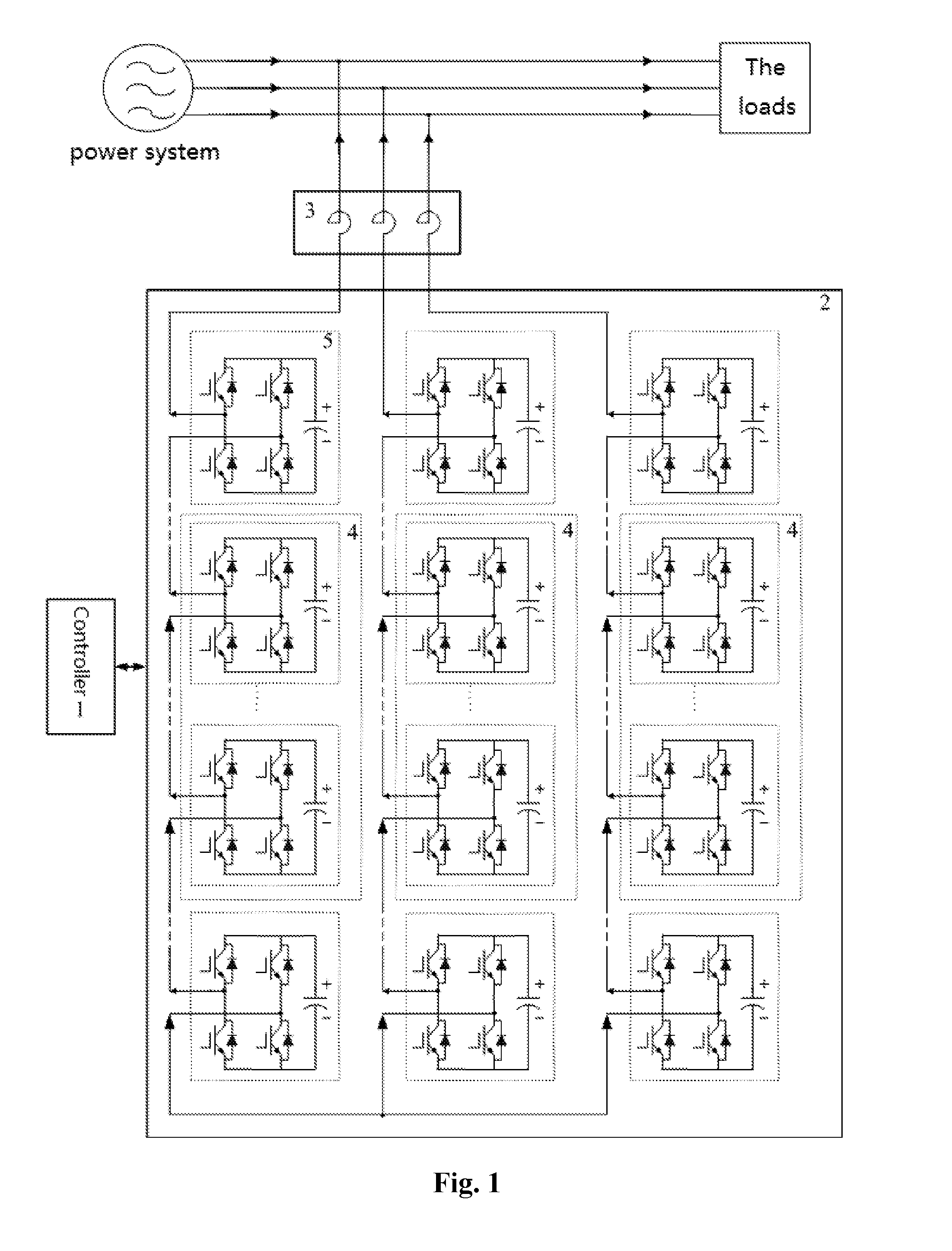 Differentiated control method of the cascaded active power filter