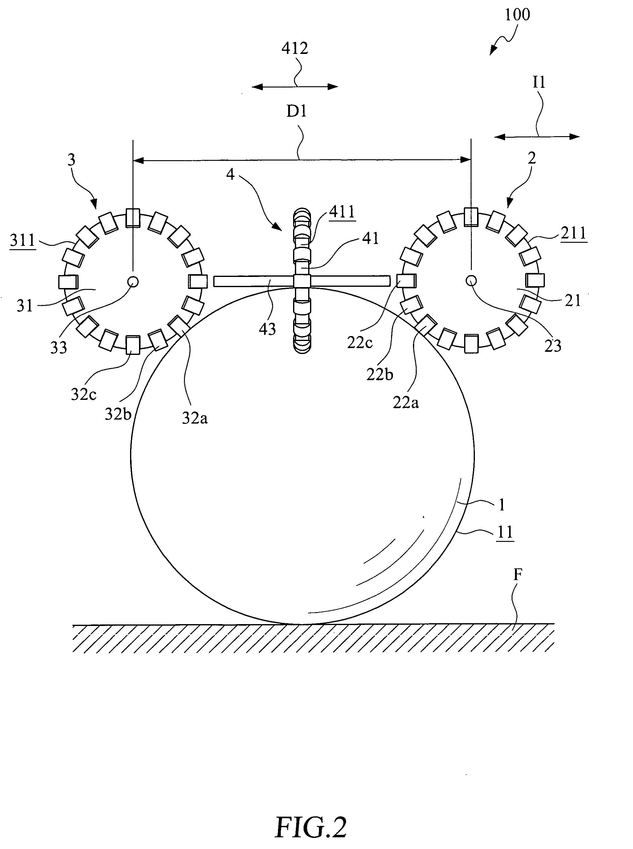 Omni-wheel based drive mechanism