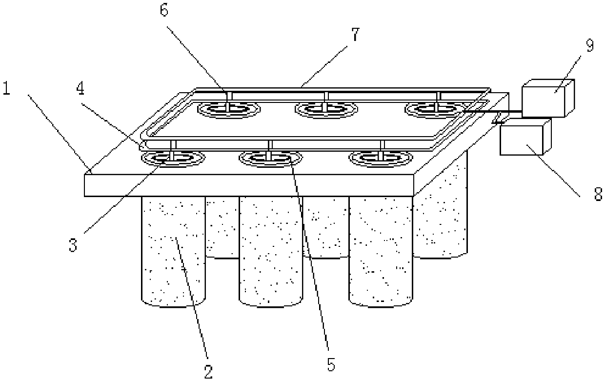 Device for filtering dust