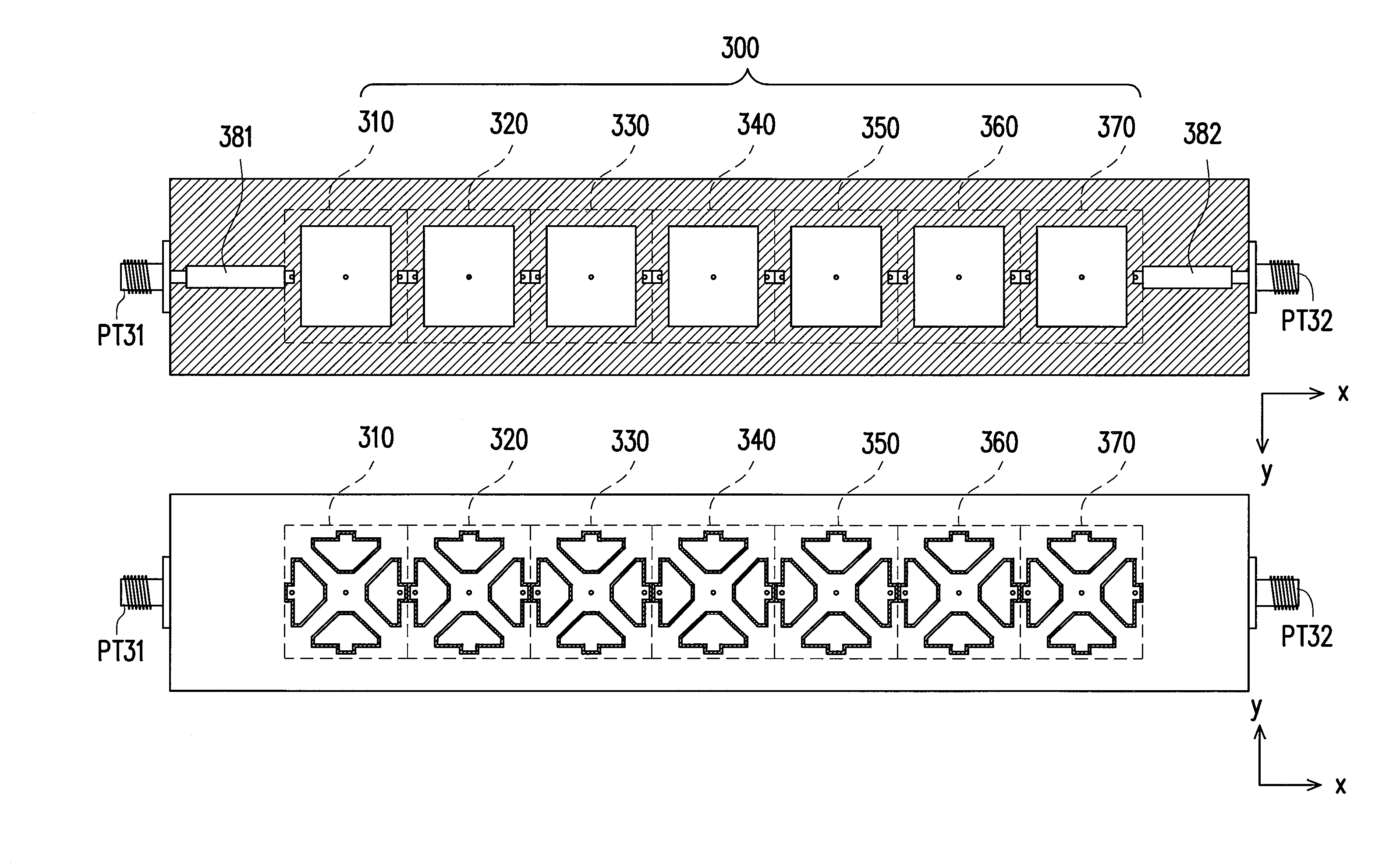 Leaky-wave antenna capable of multi-plane scanning