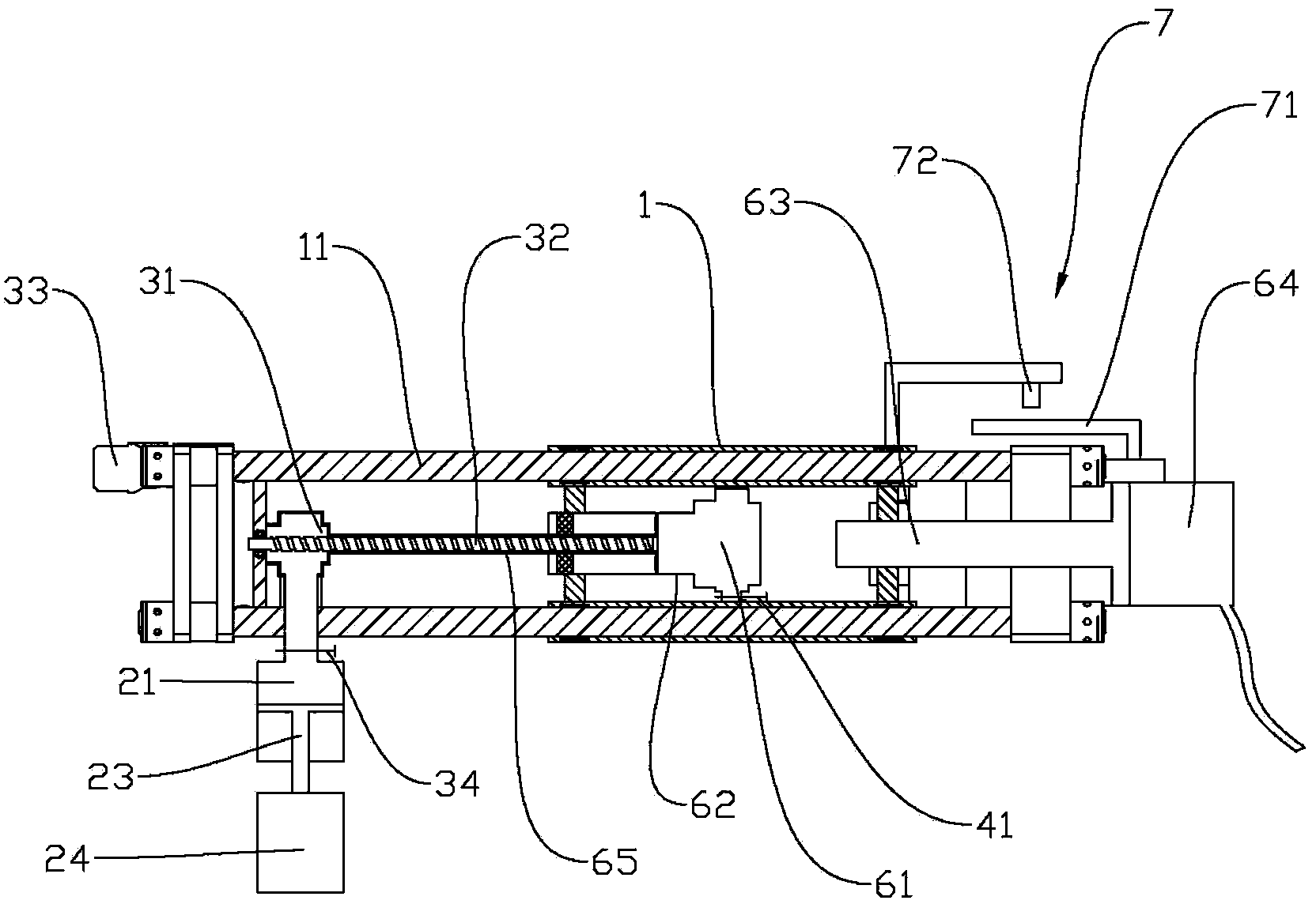 Silicone ejection oil pressure molding machine