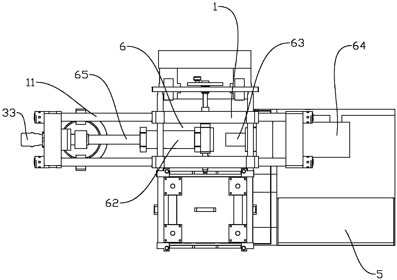 Silicone ejection oil pressure molding machine