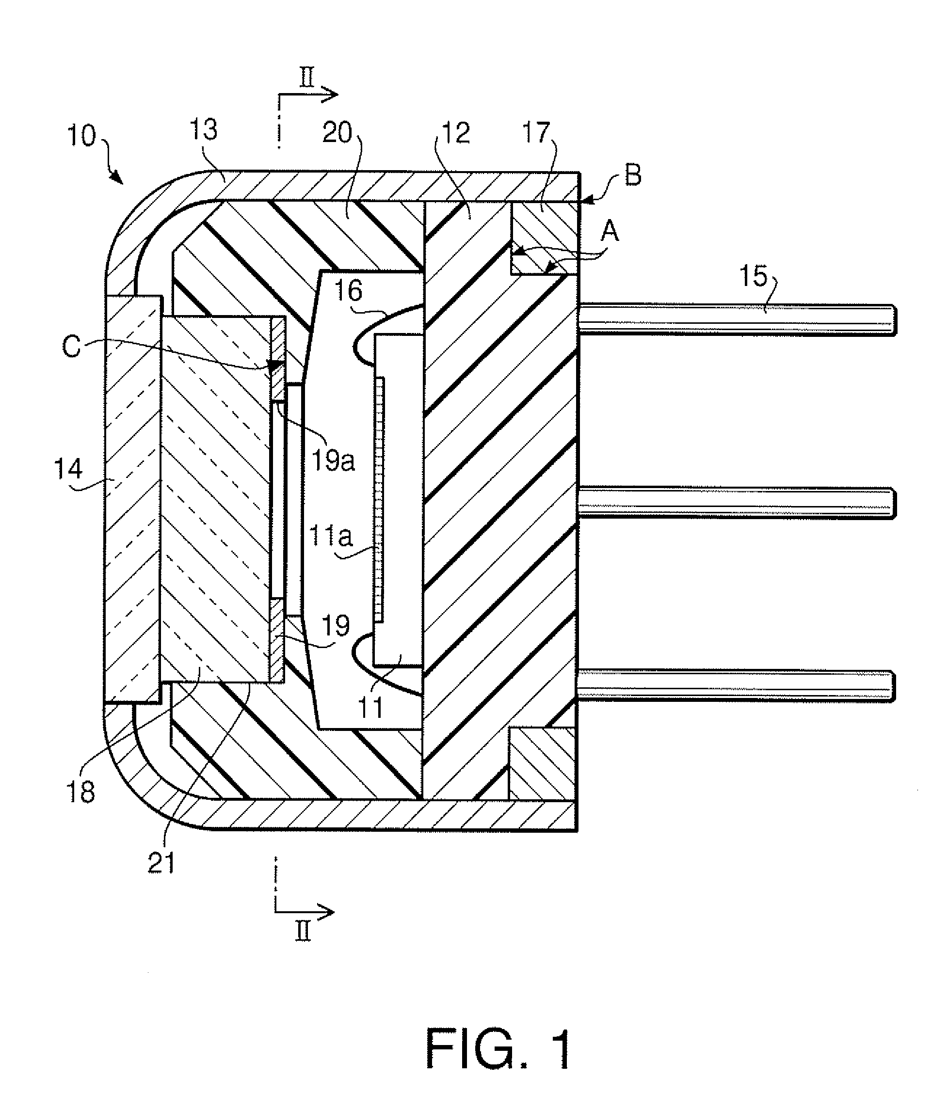 Image capturing element package for electronic endoscope