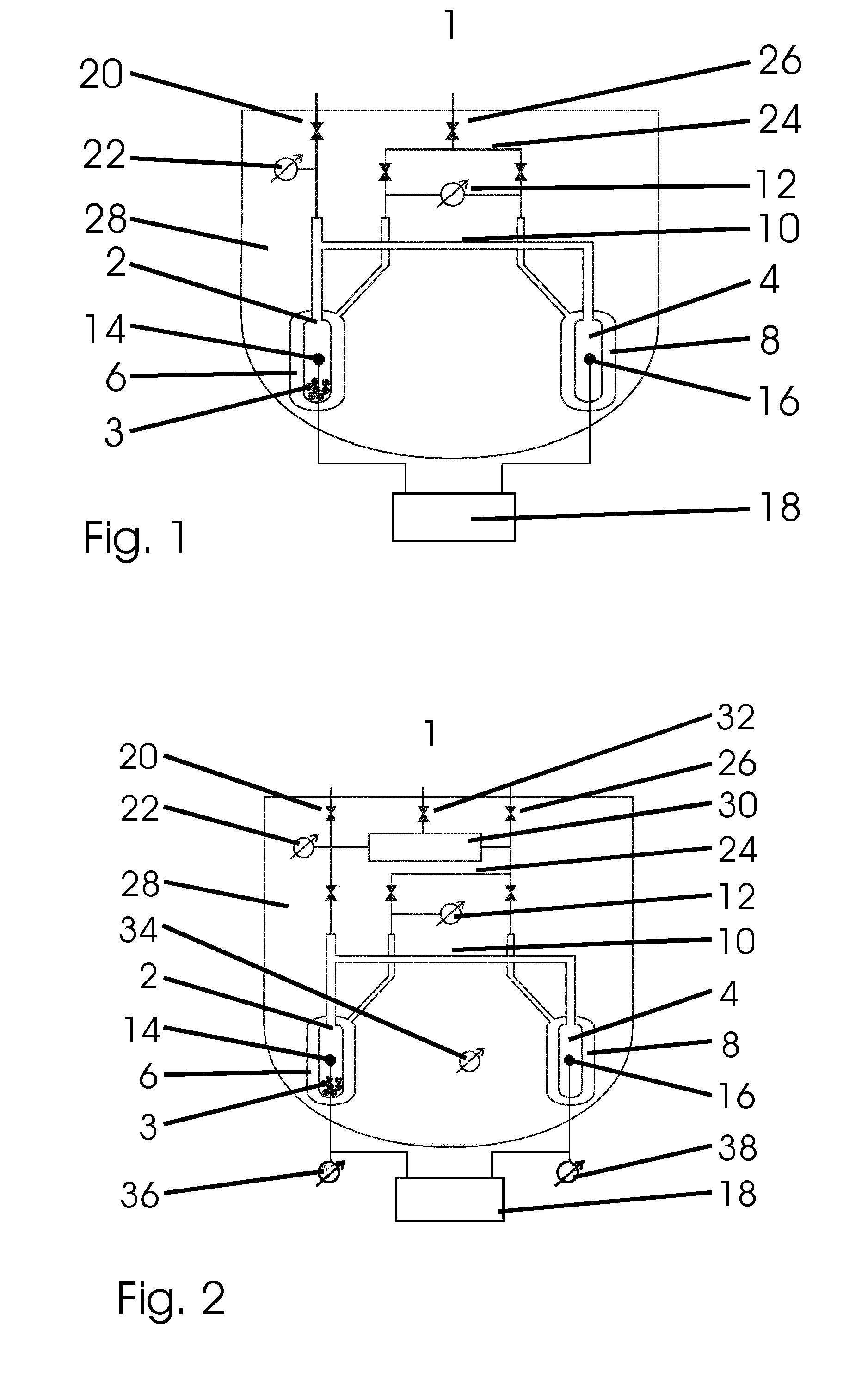 Device and Method for Calorimetrically Measuring Sorption Processes