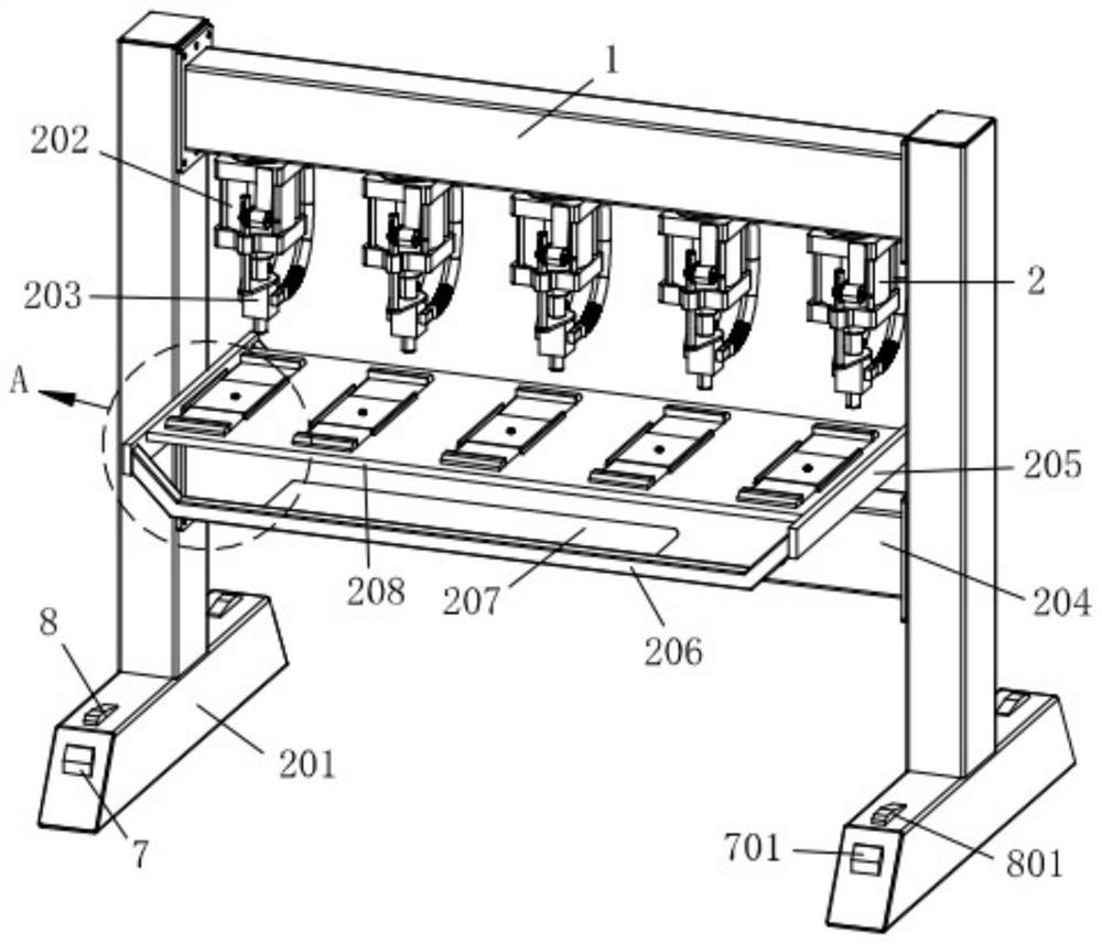 Auxiliary fixing equipment for spot welding of electronic elements