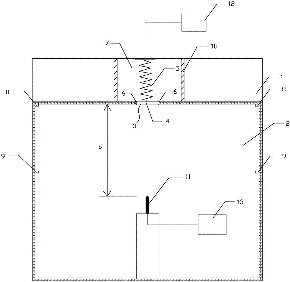 Test field for speaker sound and testing method