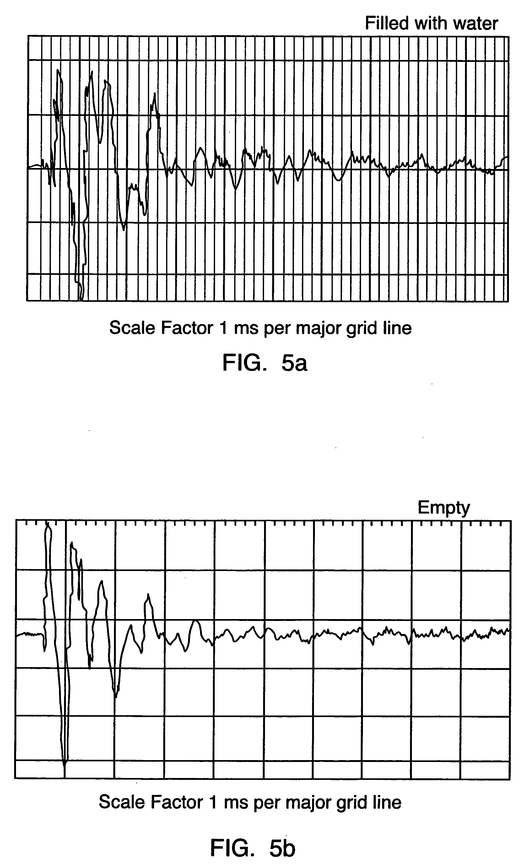 Non-invasive method for detecting and measuring filling material in vessels