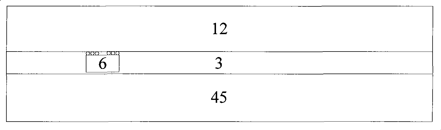 Non-contact type embedded body of electronic credential and method for producing the same