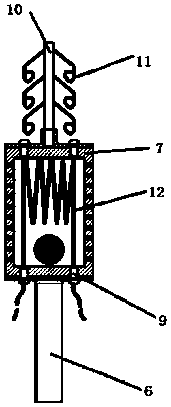 A combination of net flying claw devices