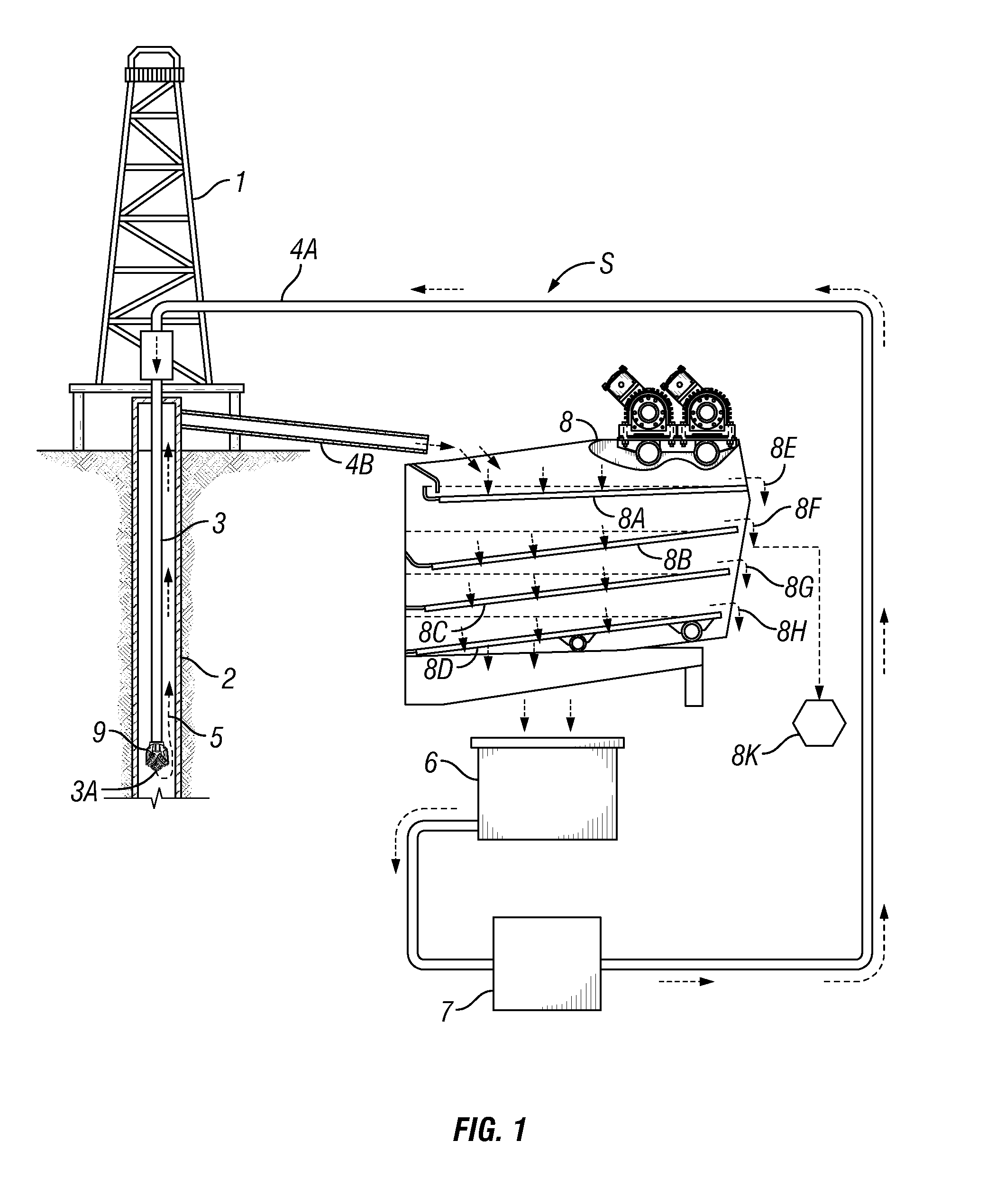 Shale shakers with selective series/parallel flow path conversion