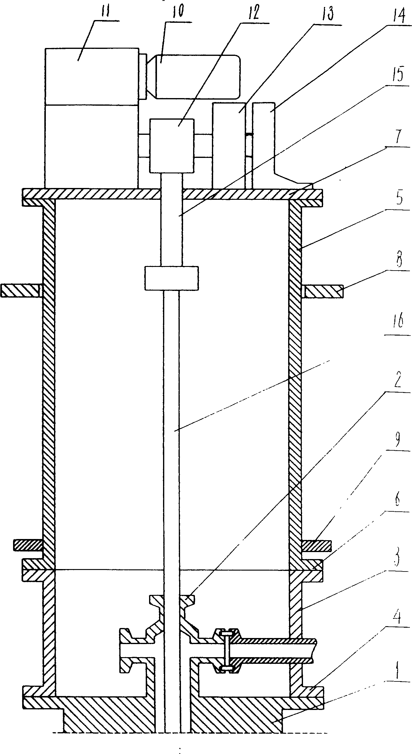 Vertical pipe reciprocating chain pumping unit
