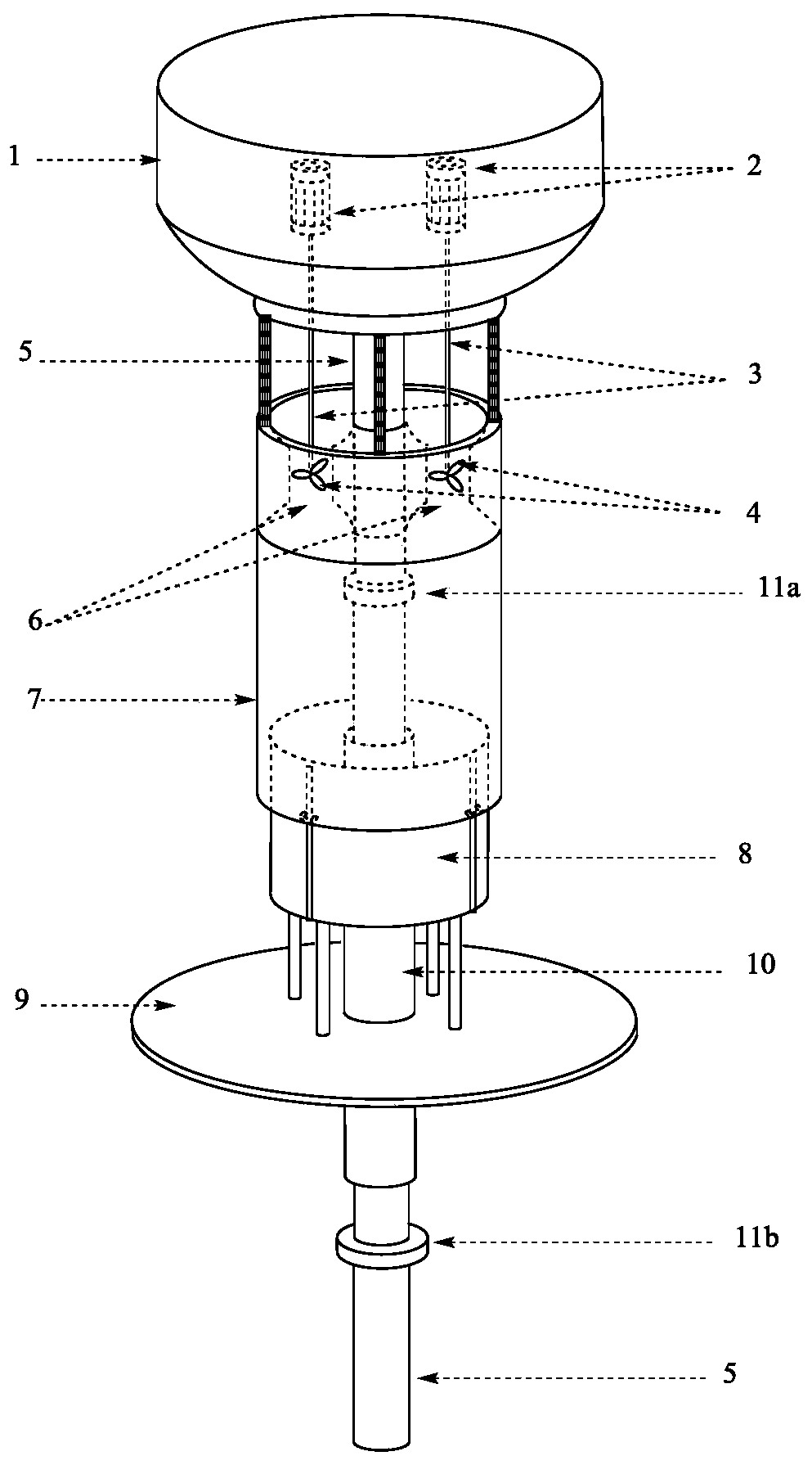 Wave energy absorbing and converting device and power generation system