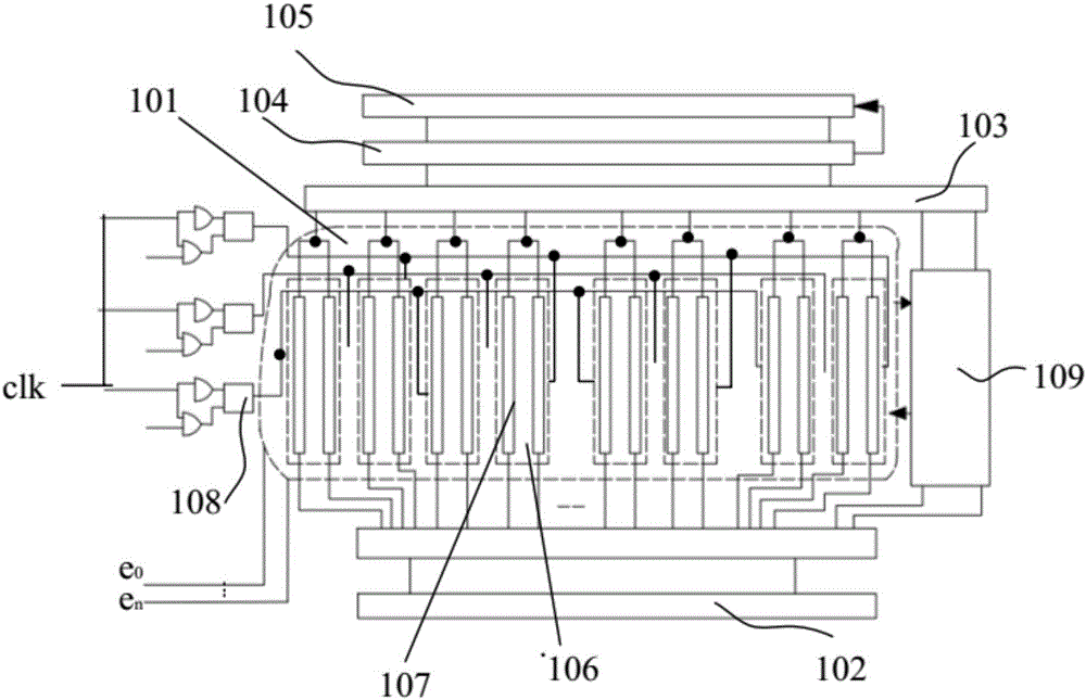 Low-power scanning self-test circuit and self-test method