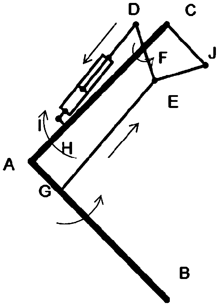 Leg linkage mechanism of quadruped robot