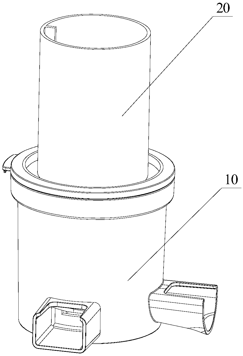 Juice extractor and spiral-extruded juicing screw thereof