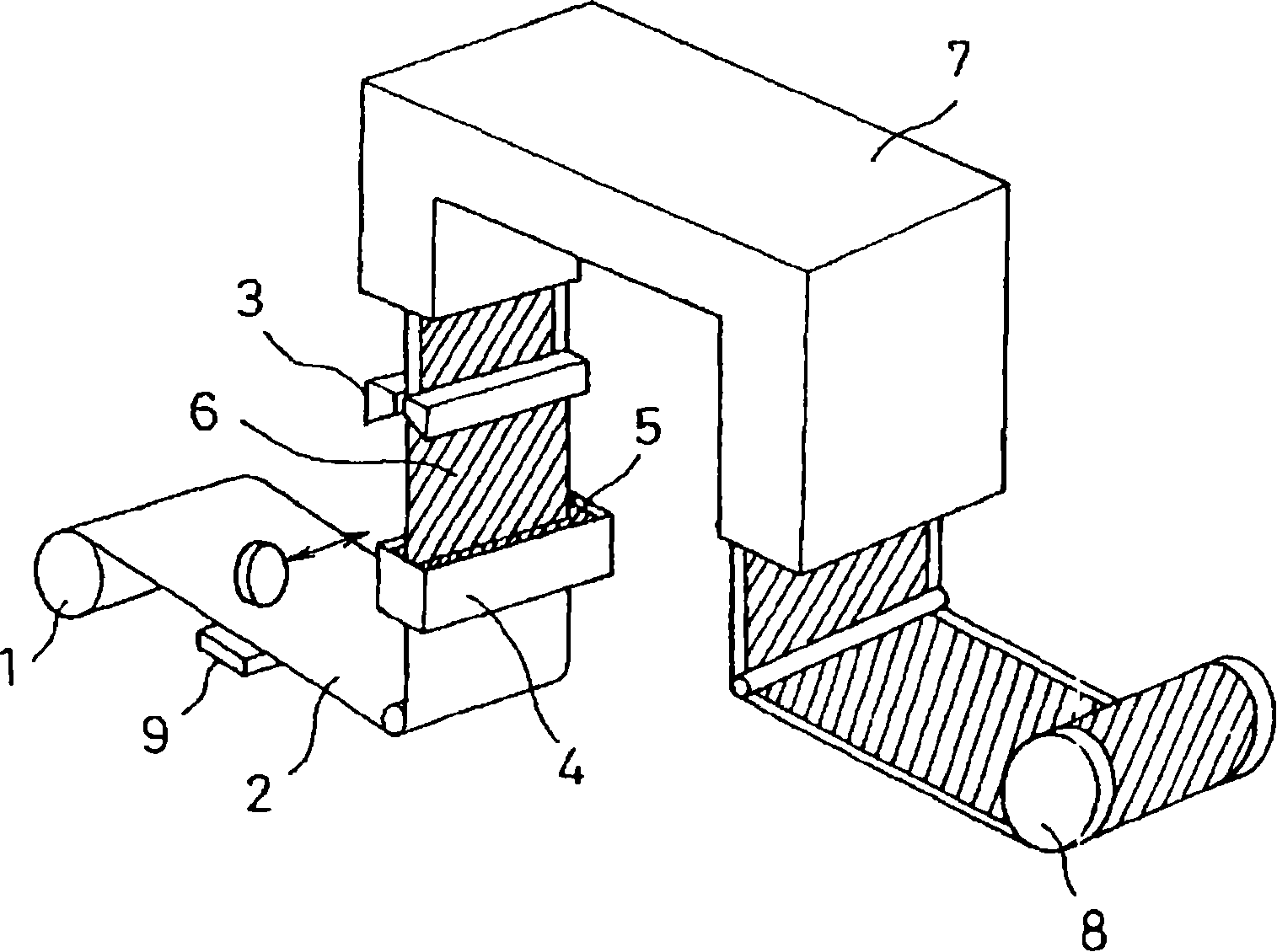 Electrode mixture paste applying method and device