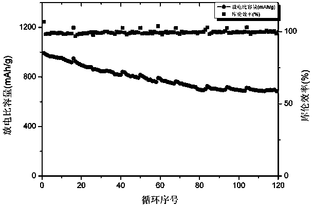 a fes  <sub>2</sub> Preparation method and application of composite material with s