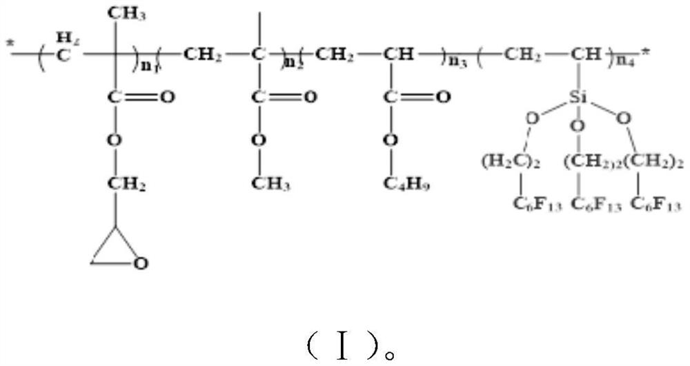 A kind of fluorine-containing water-based self-layering paint and preparation method thereof