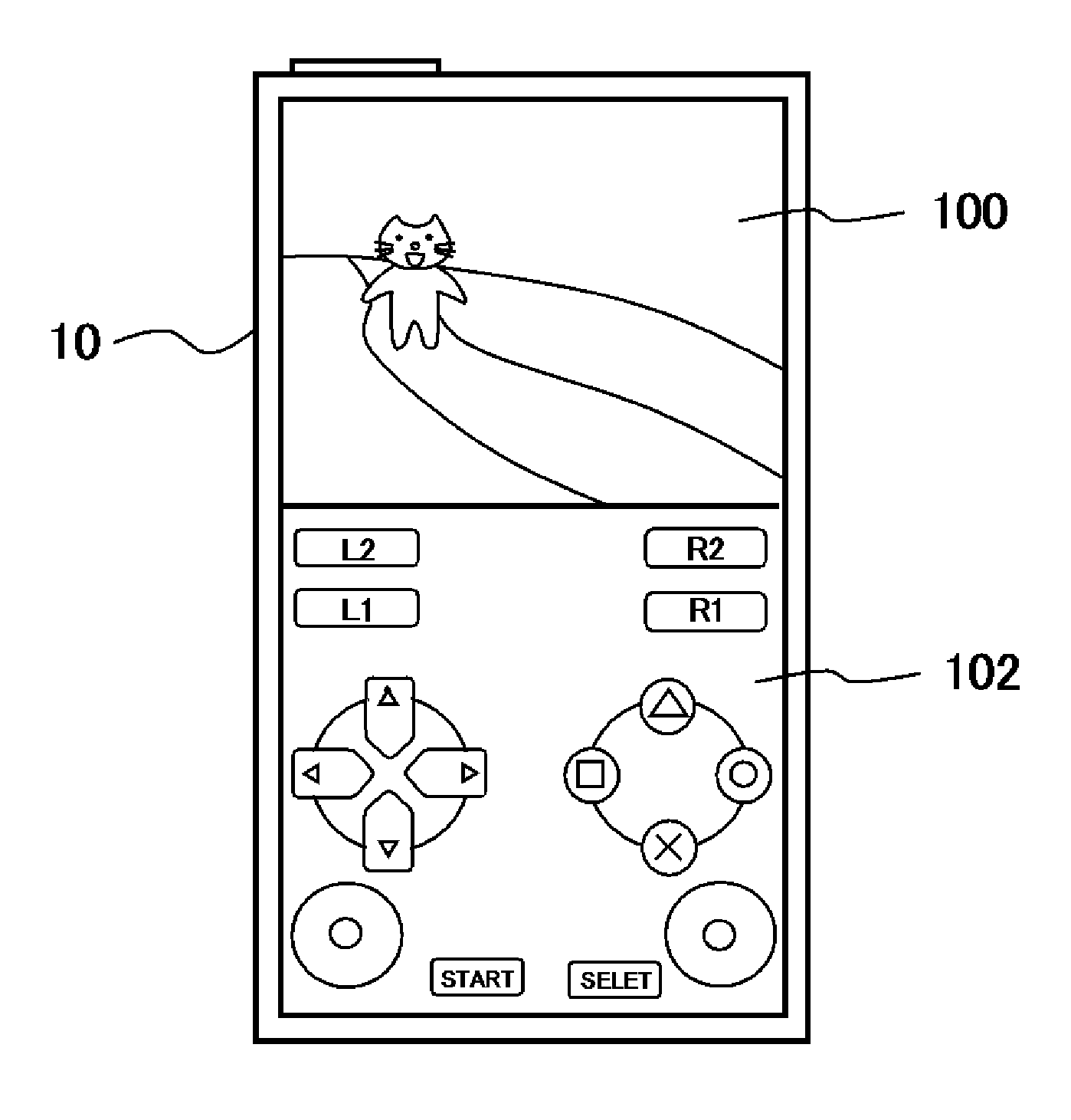 Method And Apparatus For Area-Efficient Graphical User Interface