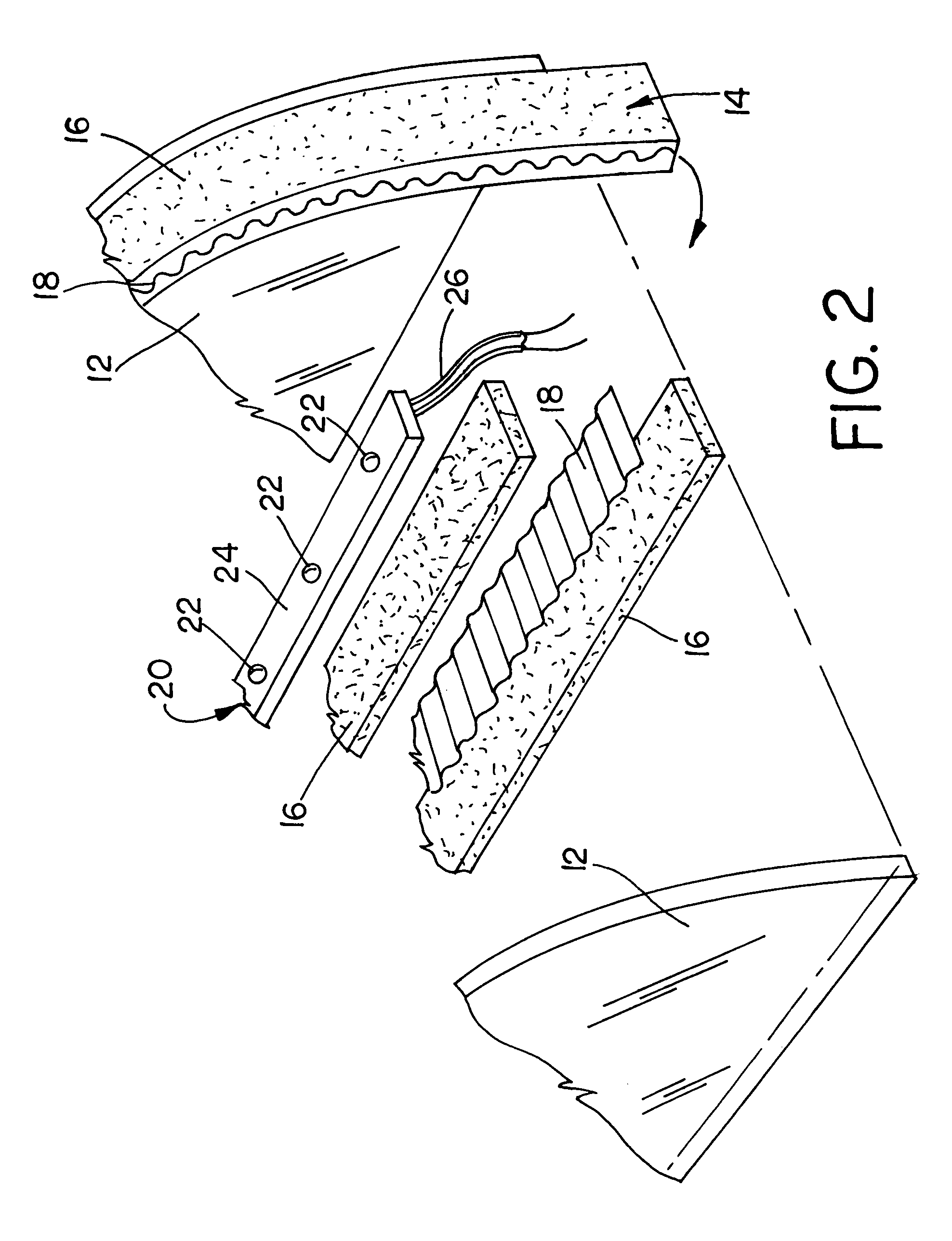 Insulated glass assembly with an internal lighting system