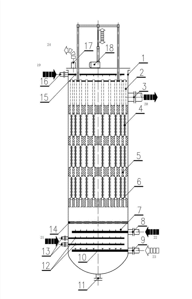 Efficient photocatalysis water treatment method and device