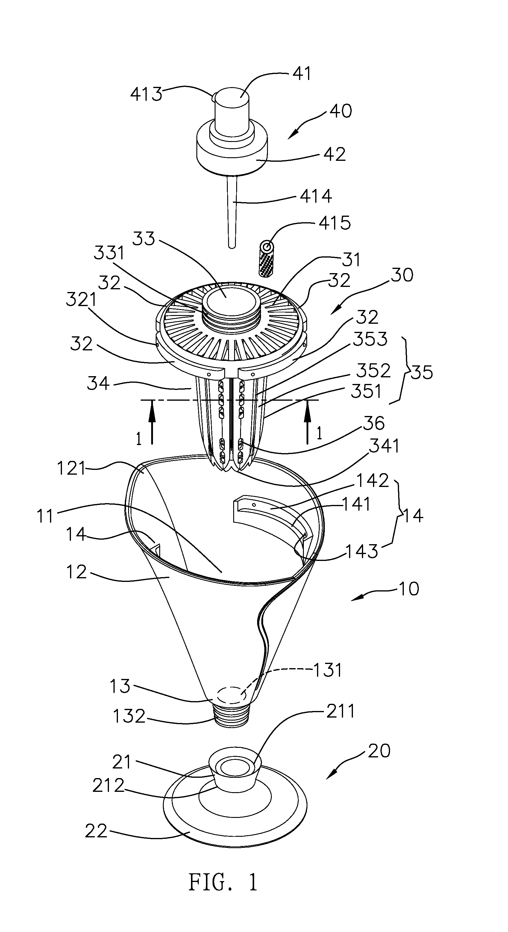 Juice extracting device