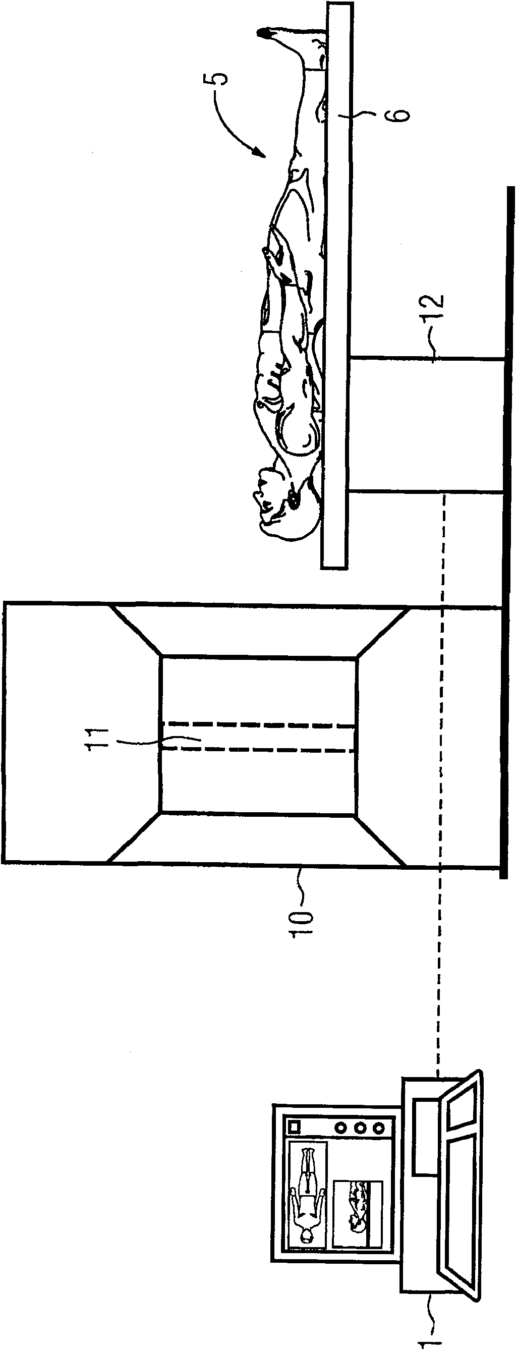 Device and method for electric support of patient positioning device