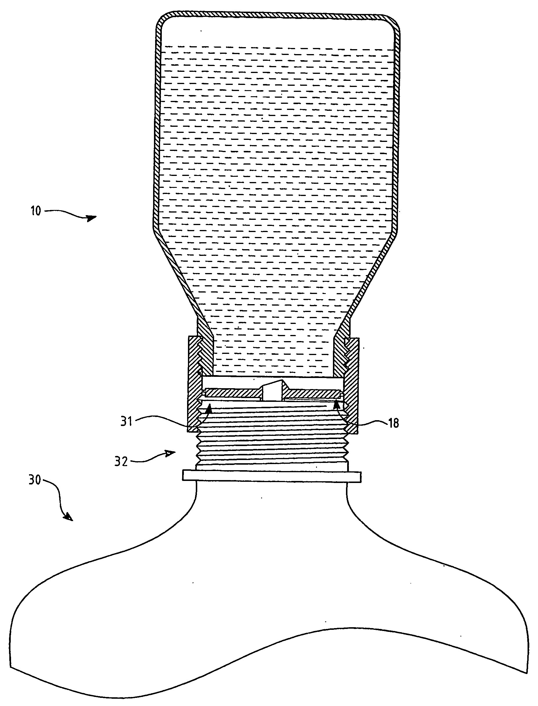 System for combining liquids