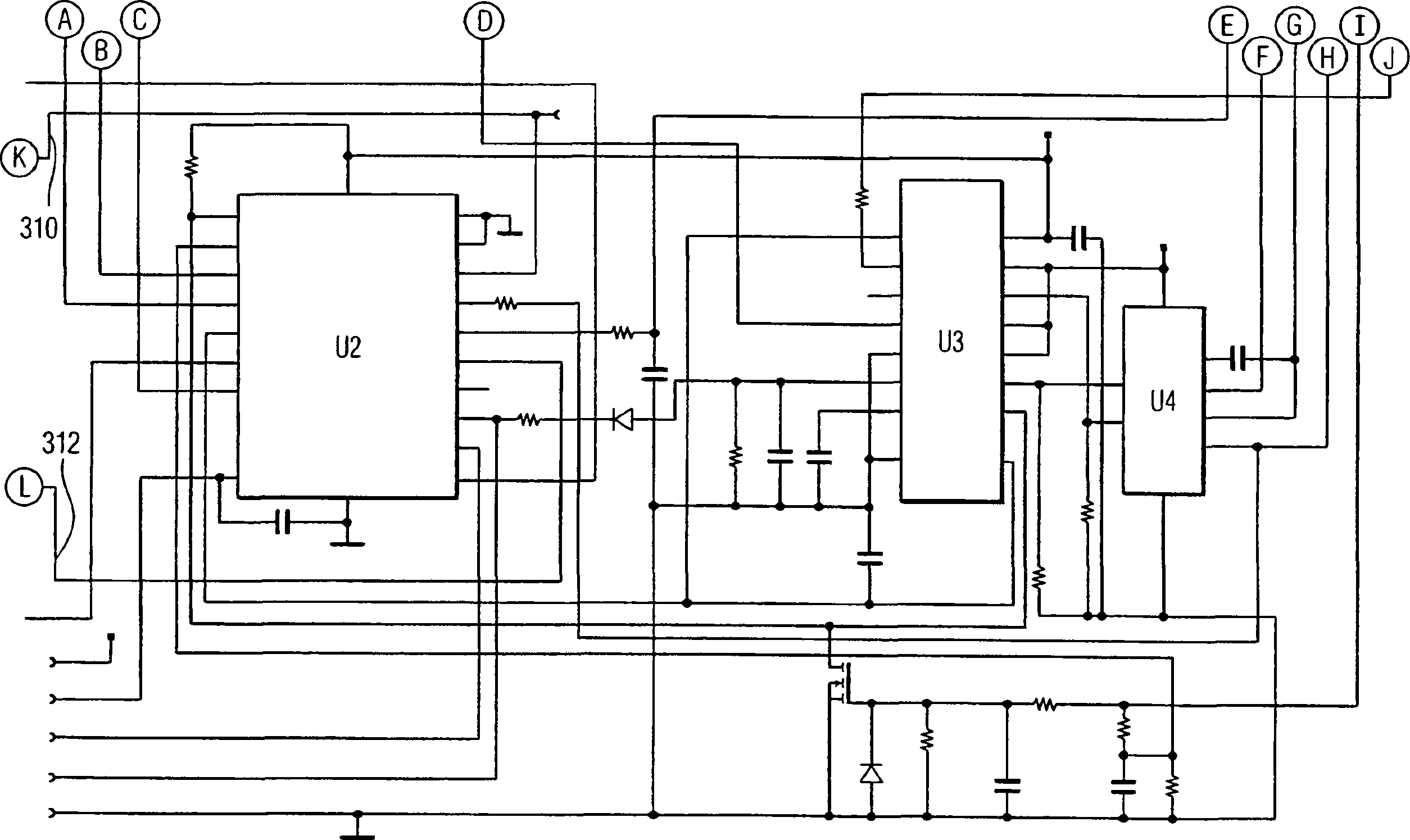 Electronic ballast with transformer interface