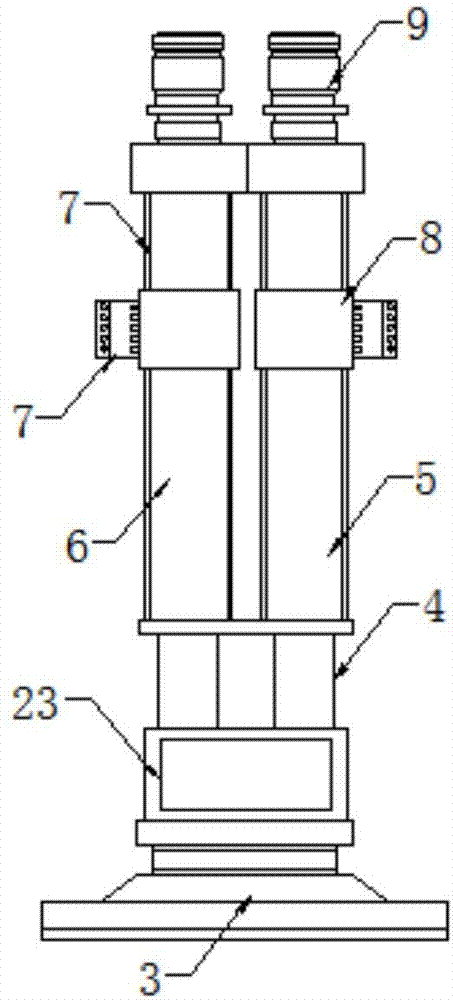 Stirring device with convenient-to replace stirring shaft
