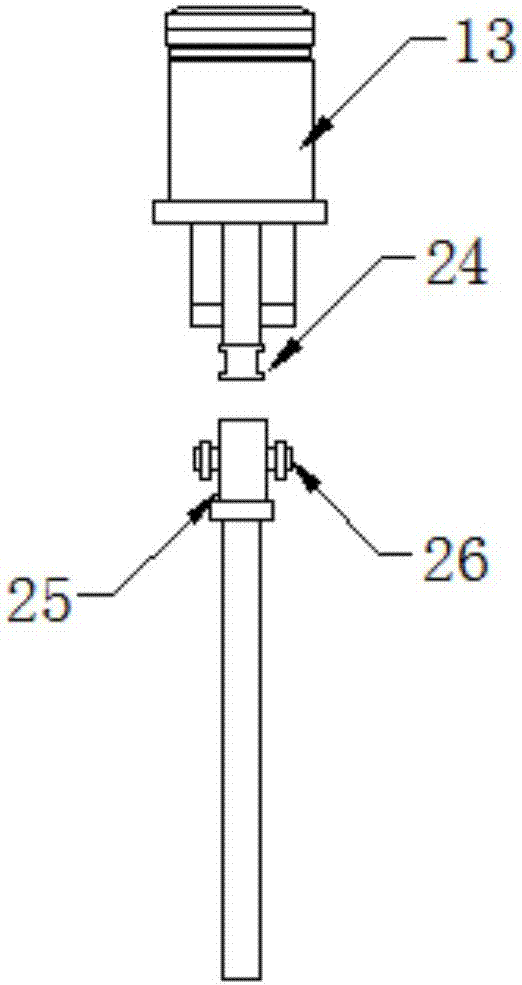 Stirring device with convenient-to replace stirring shaft