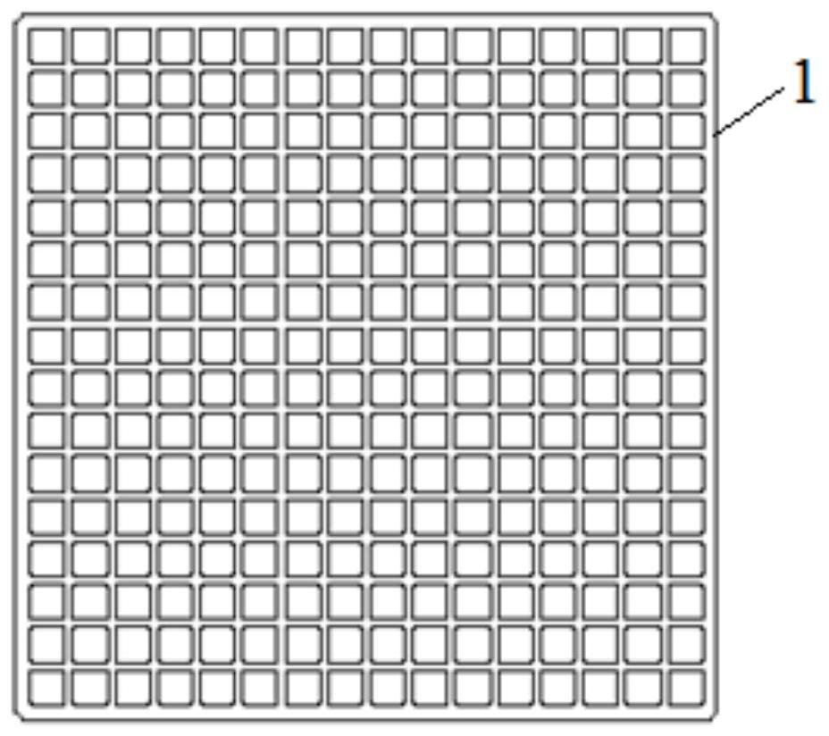 Through-wall type filter element and dust removal device