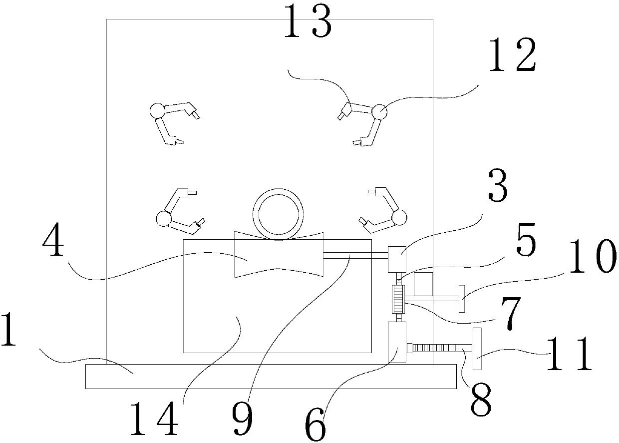 Circulating water cooling system with tubing position correction function