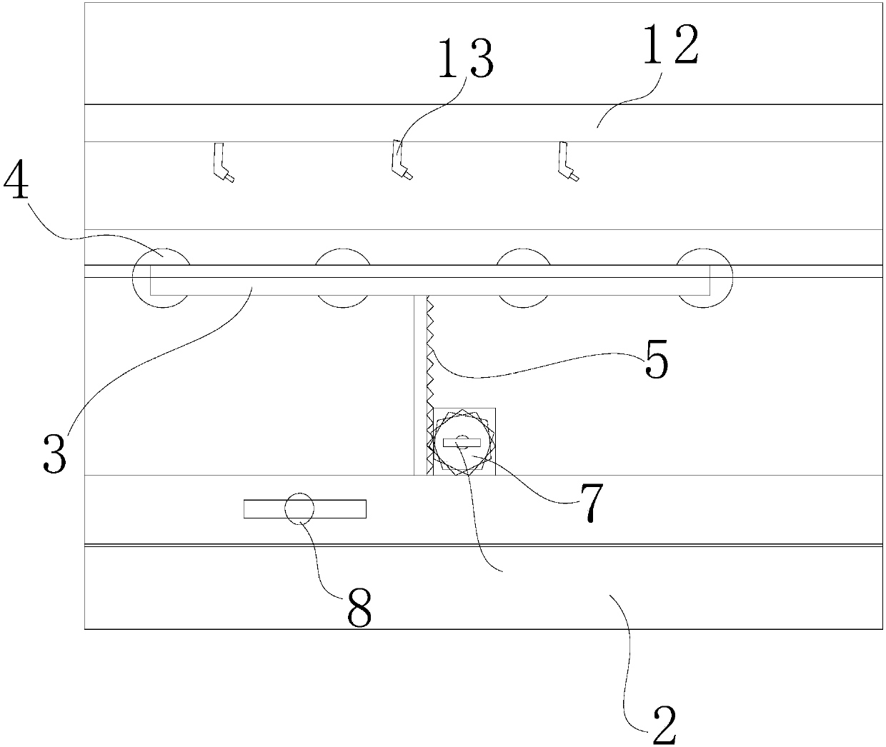 Circulating water cooling system with tubing position correction function