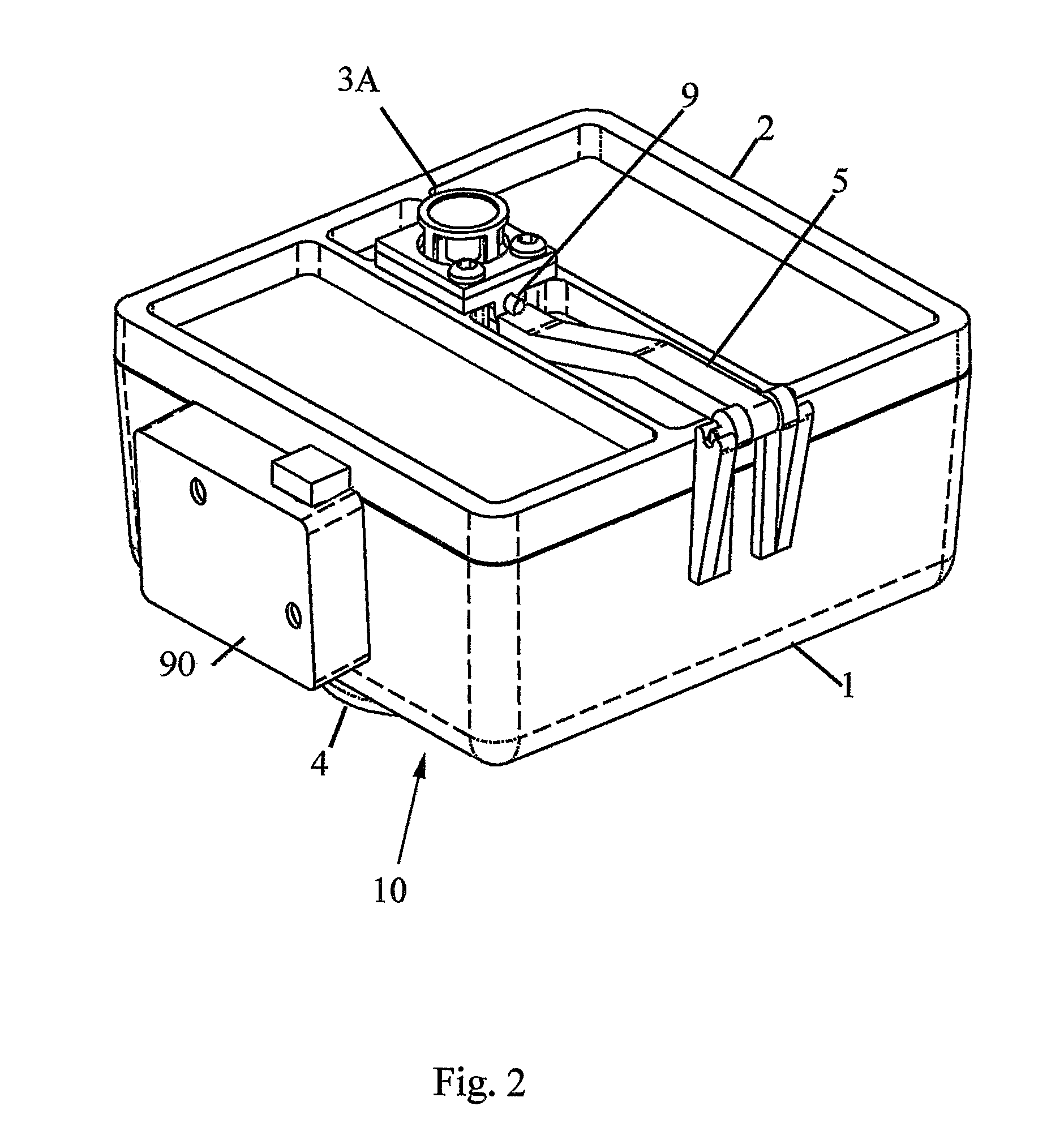 Automatic stove top fire suppression module