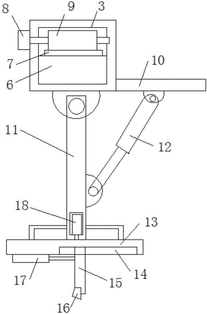 Automatic feeding mechanism of boring tool