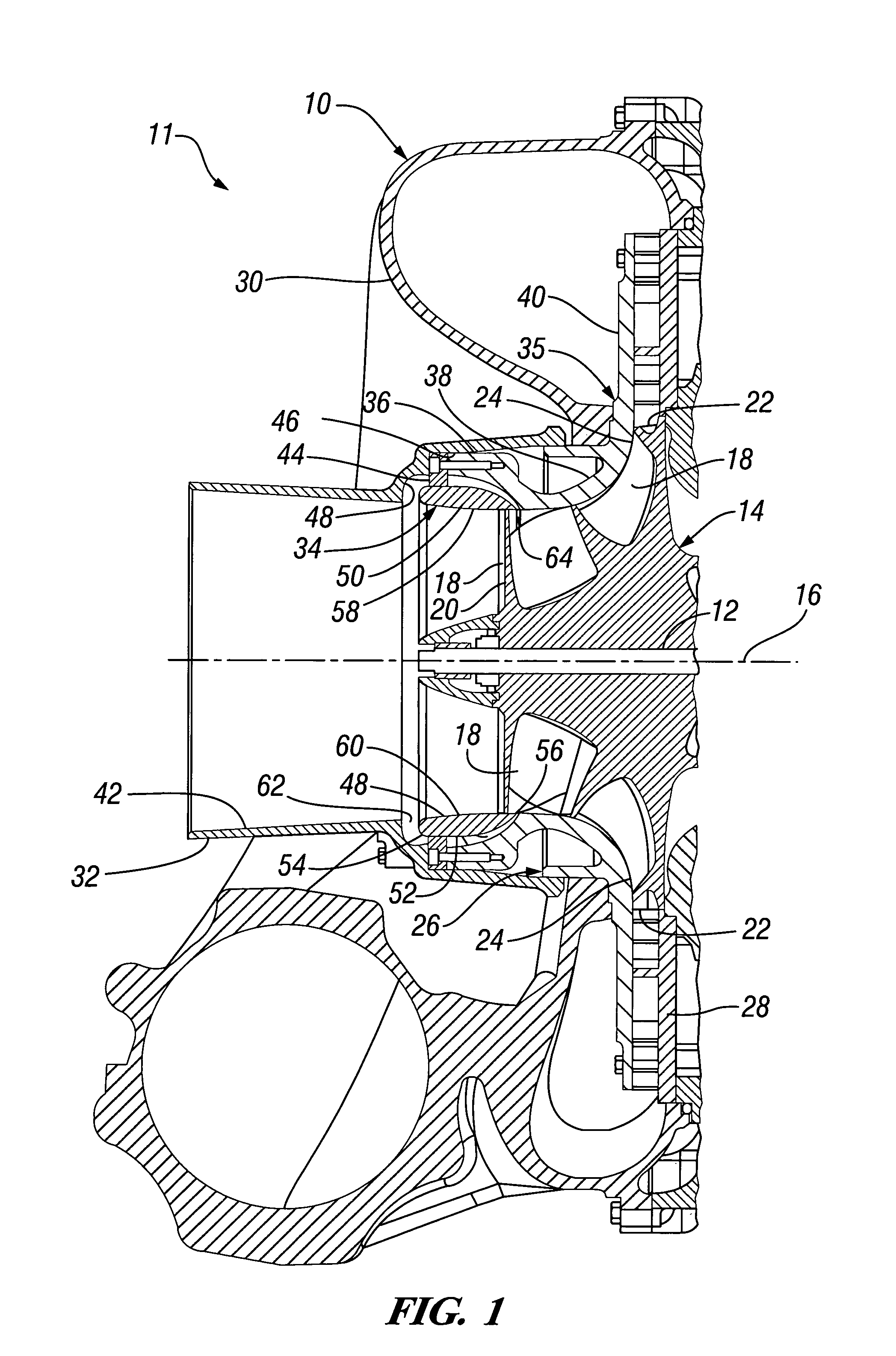 Centrifugal compressor with channel ring defined inlet recirculation channel