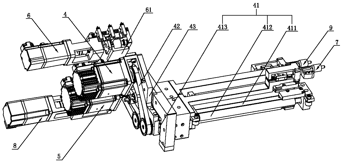 Full-automatic battery winding and deviation rectification equipment