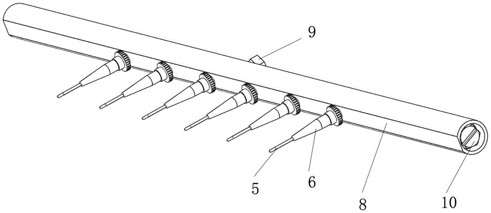 Seed cleaning device for scraping airflow seeder