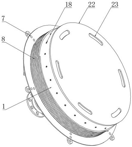 A fuel transfer heating device