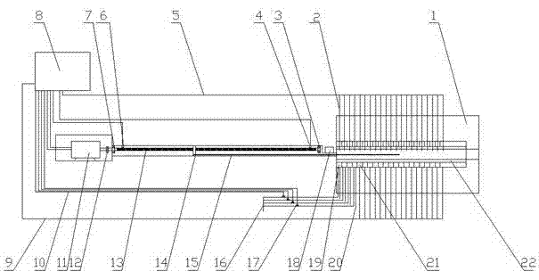 Experimental heating apparatus for solid sample